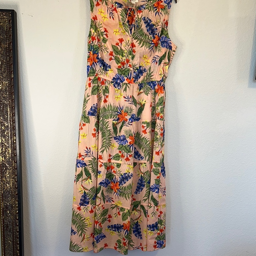 Style & Co. Orange Sleeveless‎ Midi Sundress
